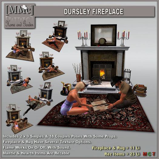 [MMc] Dursley. Fireplace