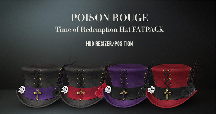 POISON ROUGE Time of Redemption Hat (Men) FATPACK