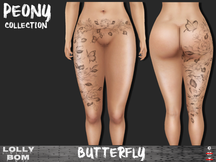 LOLLY's BOM things... [tattoo] PEONY (bottom)