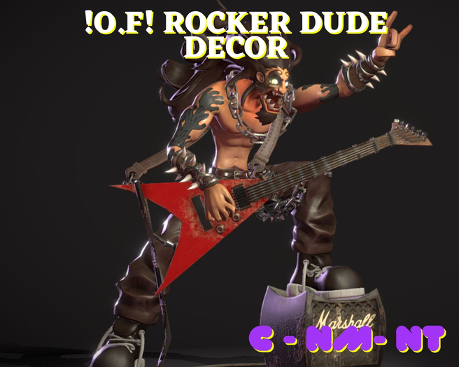 !O.F! Rocker Dude Decor