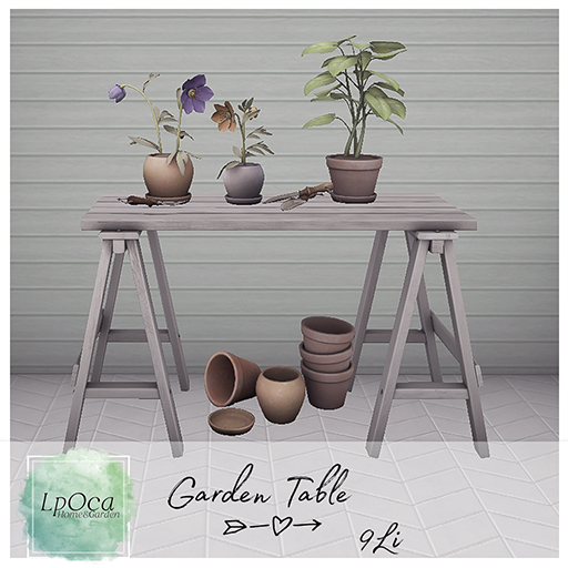 LpOca Garden Table