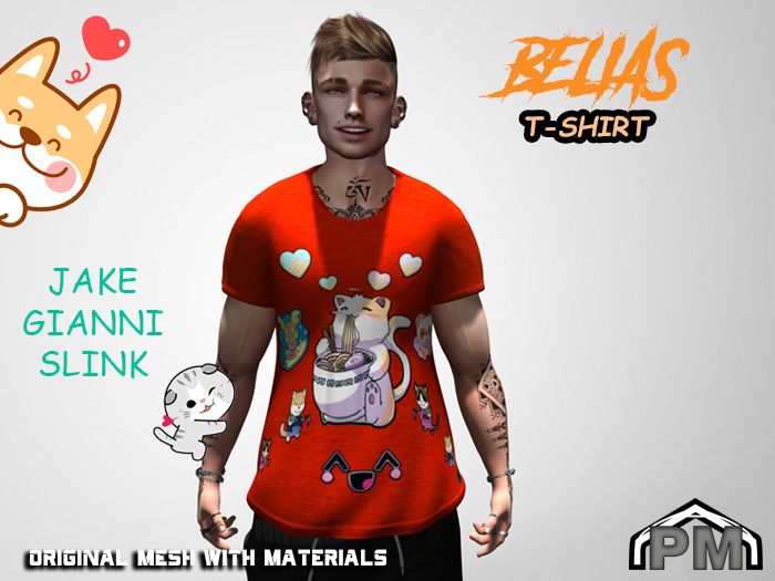 :PM: Kawaii T-shirt Belias - Red