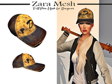 Zara Mesh - Clothes - Walking Dead Cap - FULL PERM MESH