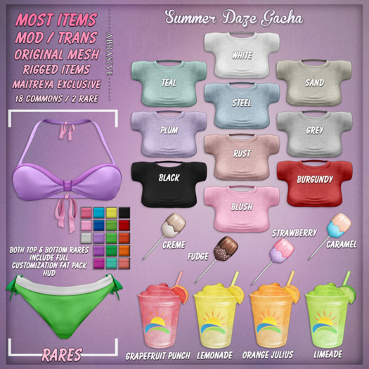 [ abrasive ] Summer Daze Candy Pop - Fudge