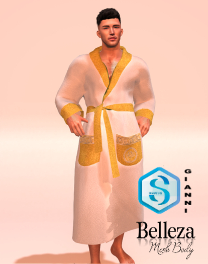 Vursachi Santos Closed Robe White