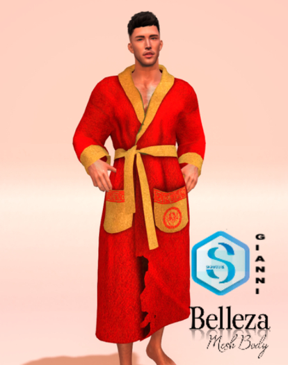 Vursachi Santos Closed Robe Red