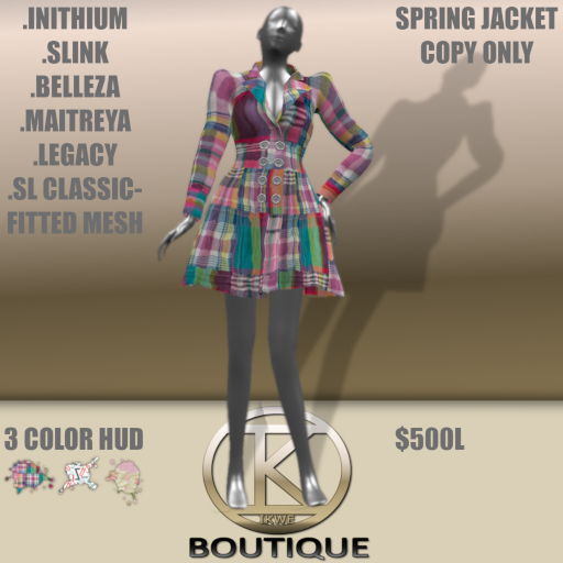 IKWE Spring Jacket Prints - Patchwork, Letters n Numbers and Pink Floral