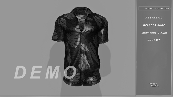 R2A- FLORAL OUTFIT DEMO