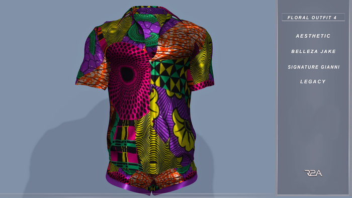 R2A- FLORAL OUTFIT 4
