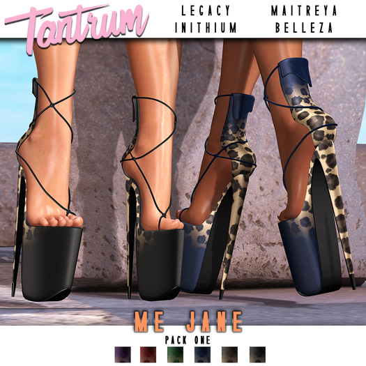 Tantrum -  Me Jane Heels - Pack One 