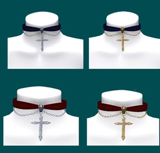 cross-Necklace-choker-
