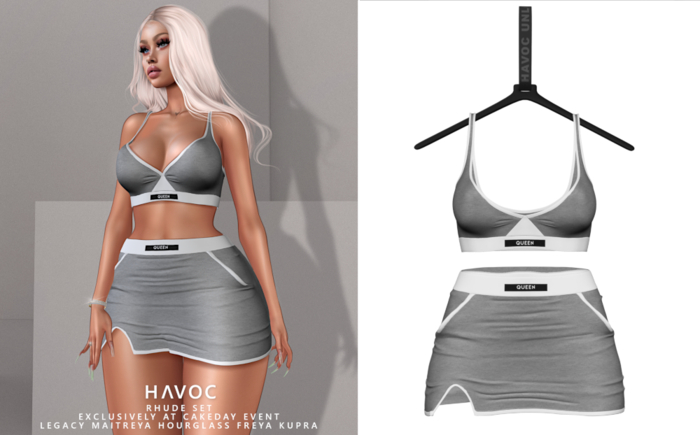 HAVOC - RHUDE Set - GREY