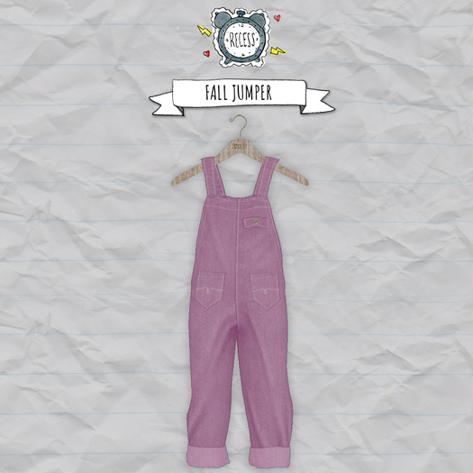 .{Recess}. - Fall Jumper [pink]