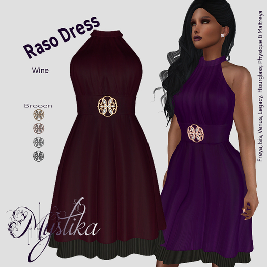 ~Mystika~ Raso Dress Wine