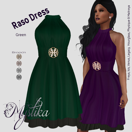 ~Mystika~ Raso Dress Green