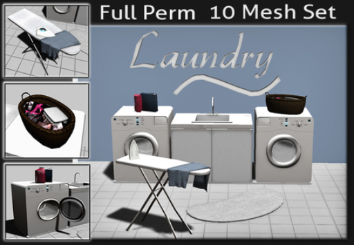 blasian Full Perm  Laundry set