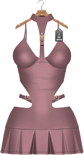 JF Design - Sherry Dress - PaleVioletRed