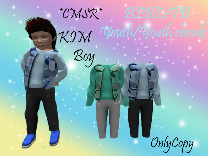 *CMSR* KIM BOY Bebe/TD  blue &Mint