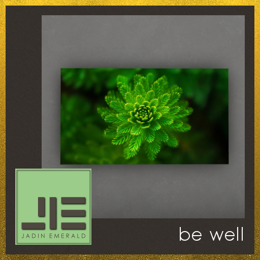 PROMO ➛ Modern Wall Art (Fresh Fern) - Vivid New Green Sprig of Fern in the Forest - Mesh C/M (Wear to Unpack) 