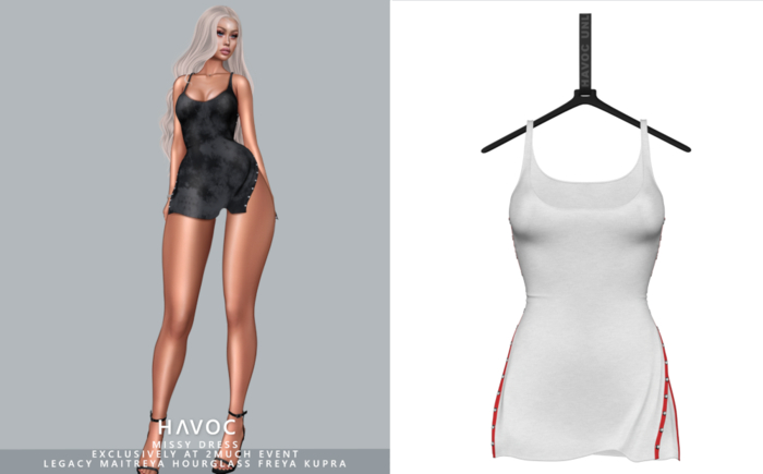 HAVOC - Missy Dress - WHITE
