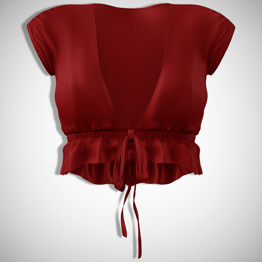 ChicModa // Claire Top // RED