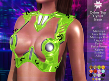 AURORA Cyber Cybill Neon Top