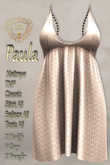 Nala Design - Paula Summer Dress Tan - Mesh Bodies