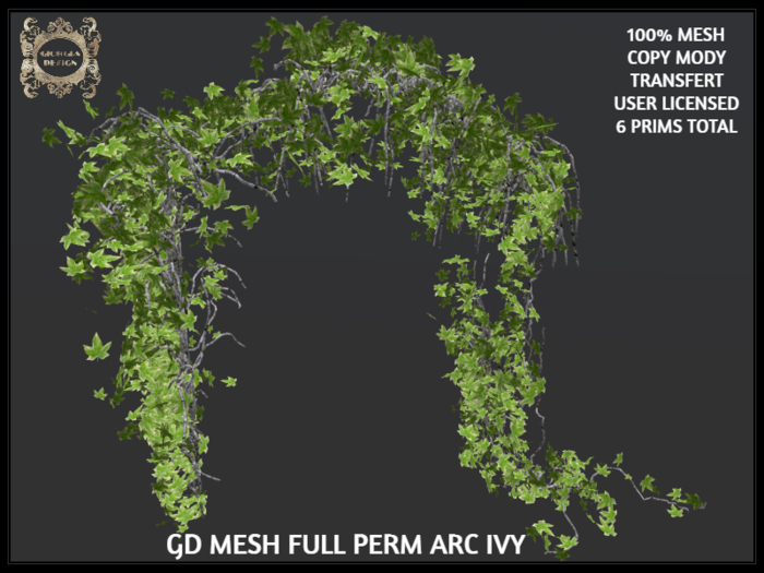 GD MESH FULL PERM ARC IVY