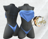 .:Cheekie:. Rosella Blue Bikini 