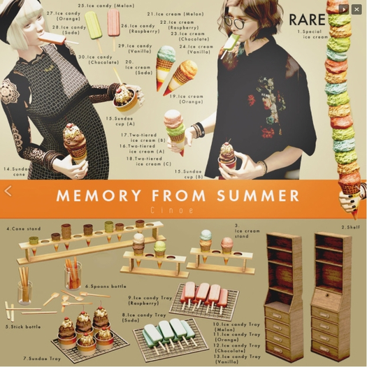 27.[Cinoe] Memory from summer - Ice candy (Orange)