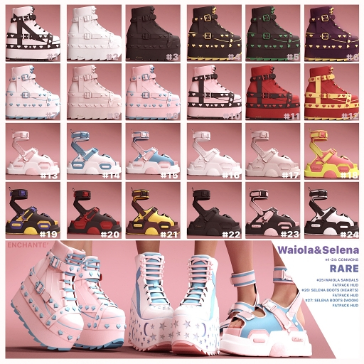 [Enchante'] - Waiola Sandals - Slink H - #21