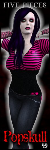 Dare Designs: Popskull - pink