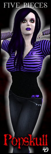 Dare Designs: Popskull - purple
