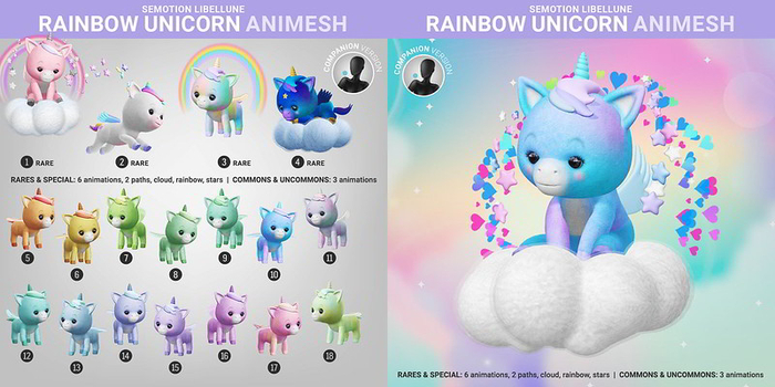 SEmotion Libellune Rainbow Unicorn Animesh #8
