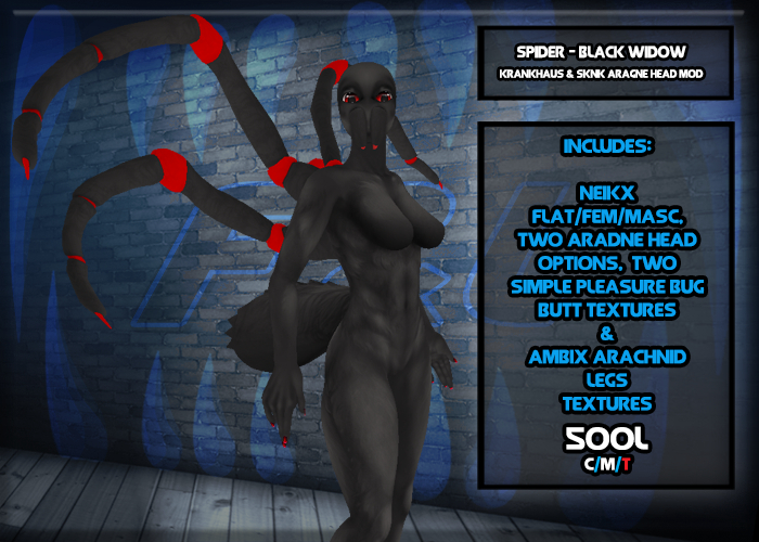 F&L - Spider - Neikx Mod - Black Widow