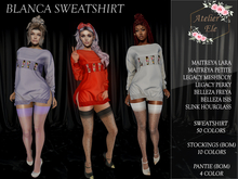 {AE} BLANCA  SWEATSHIRT Maitreya Petite Legacy Perky Freya Isis
