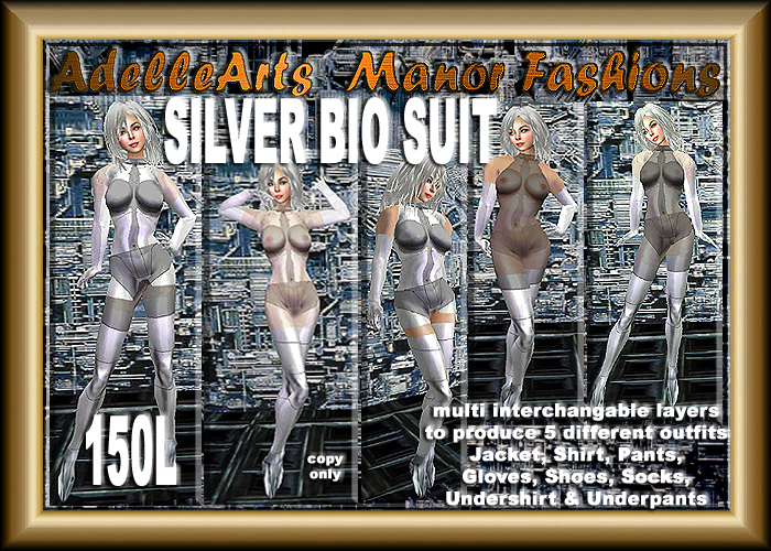 AdelleArts Silver Bio Suit