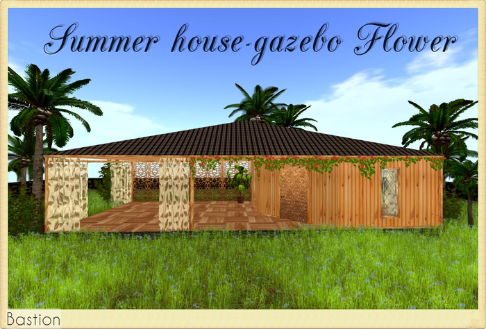 * Summer house-gazebo Flower *