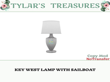 .:TT:.  KEY WEST LAMP WITH SAILBOAT v2  add me