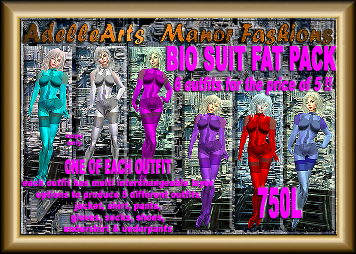 AdelleArts Bio Suit FatPack