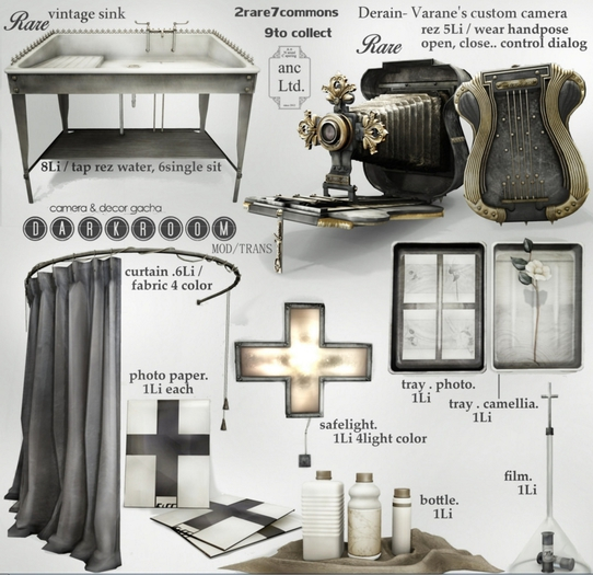 {anc} darkroom / vintage sink 8Li RARE 2