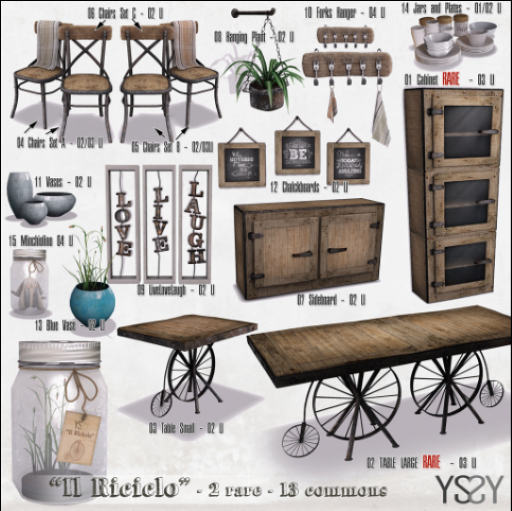 14 *YS&YS* Riciclo Set Jars&Plates Box