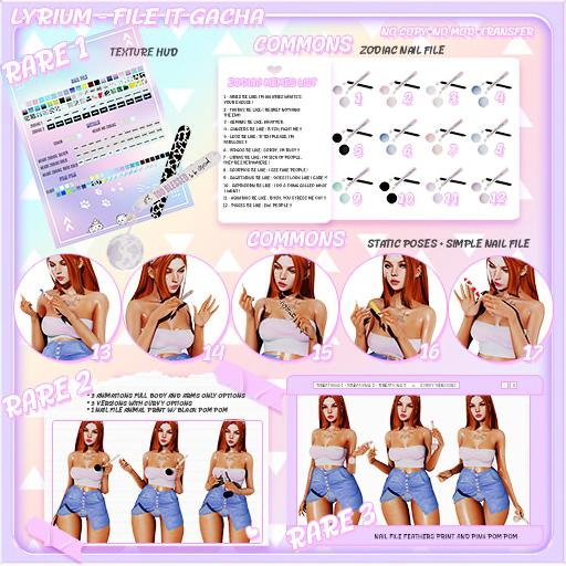 12 - Lyrium. Pisces Nail File