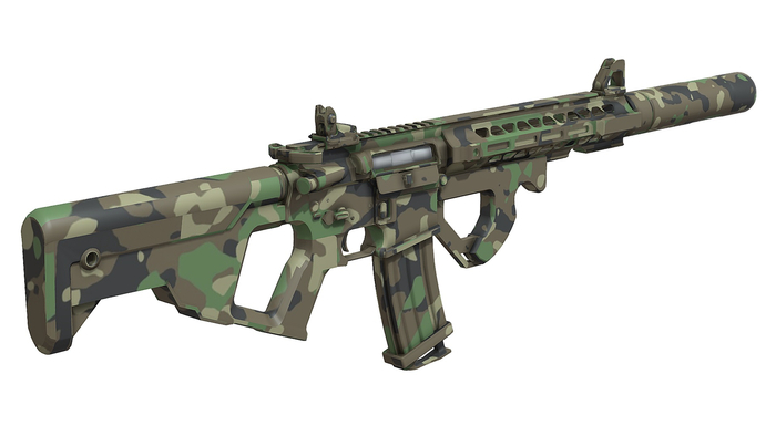 Tactical ASSAULT RIFLE AR SPEC 3D Knights  Mesh Copy Modify Transfer