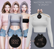 DEAD DOLL - Annika Top - White