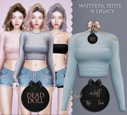 DEAD DOLL - Annika Top - Sky