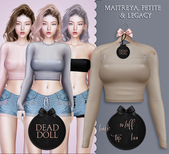 DEAD DOLL - Annika Top - Sand