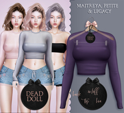 DEAD DOLL - Annika Top - Purple