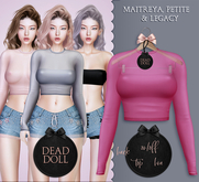 DEAD DOLL - Annika Top - Fuchsia