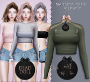 DEAD DOLL - Annika Top - Green